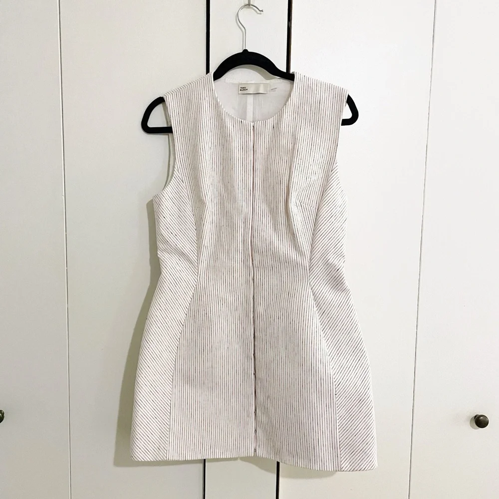 New Tory Burch Hook and Eye Tunic Dress - Picture 6 of 13